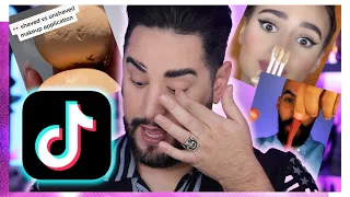 TIKTOK makeup hack are crazy! Pro MUA Reacts to TikTok hacks!