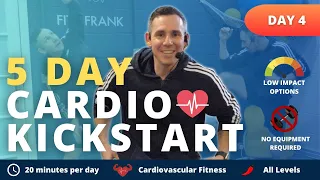 20 minute Low Impact Cardio Workout | Accumulator Intervals | No Equipment