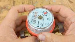 Few people know the secret of the old water meter. A brilliant idea with your own hands!