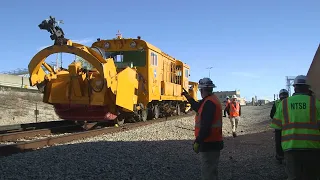 NTSB B-Roll - CTA Train Collision with Rail Equipment