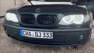 Новые ангельские глазки на BMW e46