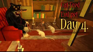 Cat Fred Evil Pet | Day 4 Full Escape Video | Horror Game | Android Game #FreeSoul