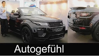 All-new Range Rover Evoque Convertible Cabriolet in-depth PREVIEW exterior/interior 2017 neu