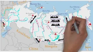 Physical Geography of Russia / Map of Russia 2022 / Russia Map Physical Features/Series of World Map