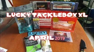 LUCKY TACKLE BOX XL! APRIL 2019 LTB Bass Unboxing!!