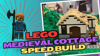 LEGO Speed Build of a Small Medieval Cottage