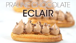 Praline & Chocolate Eclair Recipe (Learn How To Master Eclair With A French Chef) | How To Cuisine