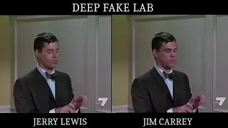 DeepFake Jerry Lewis to Jim Carrey