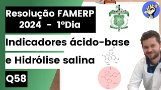 ✏️ Indicadores ácido-base são compostos químicos que alteram a coloração da solução aquosa em função