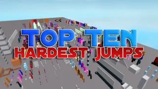 Top TEN Hardest Jumps in ROBLOX!