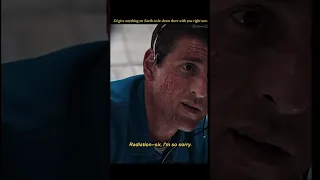 The man calls from space and saying goodbye to his daughter and wife