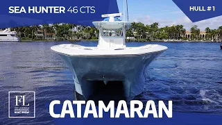 New Catamaran Beast at Flibs 2020 ! Seahunter 46 CtS