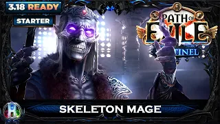 Path Of Exile 3.18: ANCIENT SKELETON MAGE NECROMANCER - POE SENTINEL - POE BUILDS