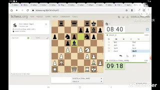 playing rapid 10+0 in lichess.org