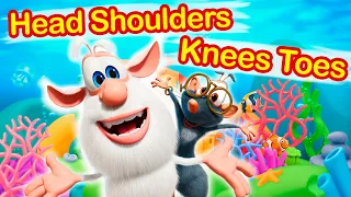 Booba 💃 Head, Shoulders, Knees & Toes - Nursery Rhymes 🕺 Funny cartoons for kids - BOOBA ToonsTV