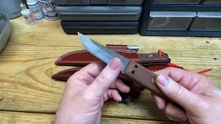 Convert regular knife sheath to a dangler - Tops Puukko