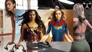 Capitana Marvel vs La Mujer Maravilla, rutinas de EJERCICIOS 💫