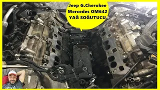oil cooler malfunction / Jeep Grand Cherokee 3.0 Crd V6 / (OM642)
