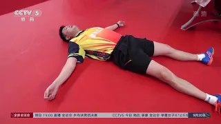 Hou Yingchao Falls Down after the Match | 2021 China National Games