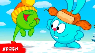 KikoRiki 2D | Best episodes with Krash | Cartoon for Kids