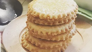 French Butter Cookies-Bakery Style-Flaky and buttery