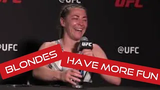 Molly McCann: Blondes Have More Fun | UFC Vegas 36 Post