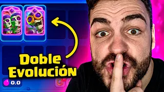 PROBANDO LA NUEVA DOBLE EVOLUCION DE CLASH ROYALE 😱