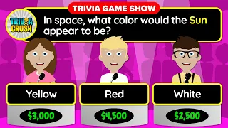 😃👉 GENERAL KNOWLEDGE QUIZ! - 20 Trivia Questions in a Unique Game Show Format | 24-031