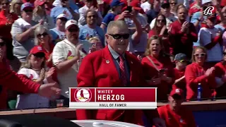 Cardinals Hall of Famers take the field on Opening Day