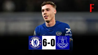 Chelsea vs Everton 6-0 All Goals & Extended Highlights