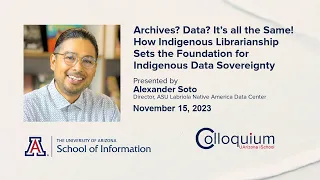 How Indigenous Librarianship Sets the Foundation for Indigenous Data Sovereignty by Alexander Soto