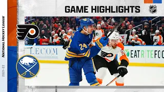 Flyers @ Sabres 1/22/22 | NHL Highlights