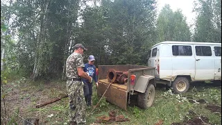 МЕТАЛЛАКОП НА ТОРФА ПОЛЯХ!  КАК ЖЕ МЫ БУДЕМ ЕЁ ГРУЗИТЬ,ДУМАЛ Я, ПОКА ВЫКАПЫВАЛ ЭТУ НАХОДКУ!!!