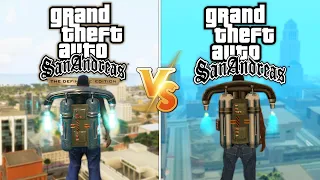 GTA San Andreas Remastered vs Original - Physics and Details Comparison