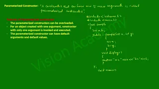parameterized constructor in c++ step by step explained