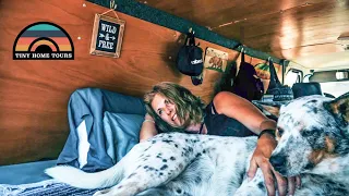 After Divorce She Downsized Into A $5k Budget Conversion Van - Finding Freedom At 52