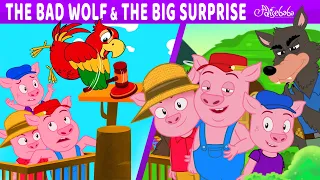 The Bad Wolf and The Big Surprise + 3 Little Pigs | Bedtime Stories for Kids | English Fairy Tales