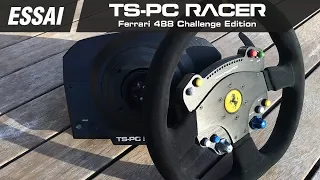THRUSTMASTER TS-PC RACER + VOLANT FERRARI 488 Challenge Edition  ▩ ESSAI ▩
