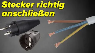 VERMEIDE diese FEHLER beim Stecker anschließen!