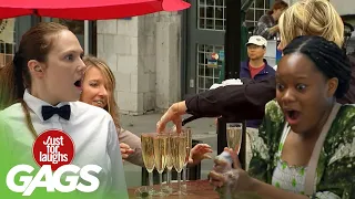 Beer, Wine & Champagne Pranks | Just for Laughs Compilation