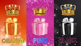 Choose Your Gift from 3 🎁💖🩵🌈👑 3 gift box challenge | #4giftbox #pickonekickone #wouldyourather