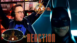 THE FLASH - TRAILER REACTION!! The Flash | Batman | Michael Keaton | Ben Affleck | Supergirl