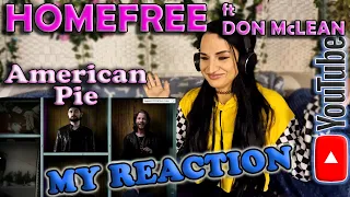 My Reaction to Home Free - American Pie ft Don Mclean