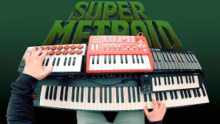Super Metroid - The Jungle Floor (Live Synth Cover)