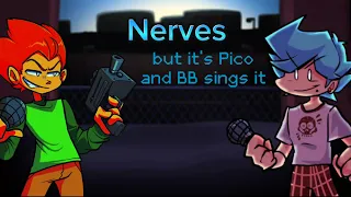 [FNF] Nerves, but Pico and Big Brother sings it