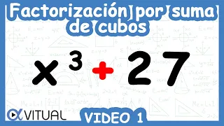 ☑️ Factorización por Suma de Cubos | Video 1