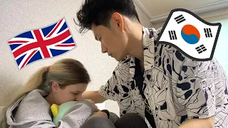 BAD PERIOD CRAMPS PRANK To See How My Korean Boyfriend Reacts | AMWF International Couple | 국제 커플