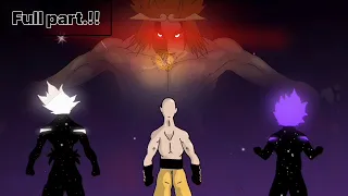 Saitama ,goku,vegeta vs monkey king!!(FULL ANIMATION)