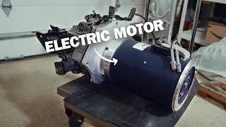 How I connected an electric motor to my transmission