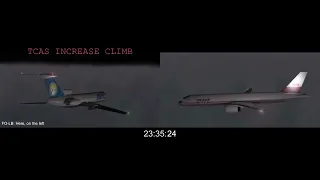 Überlingen Air Disaster 2002: Realtime Animation + CVRs + ATC (Animation by Michael Fang)